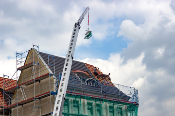 Roofers on the roof