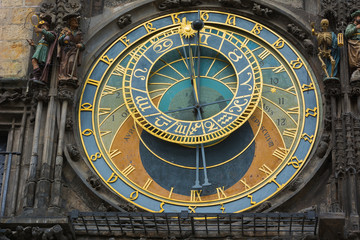 Fototapeta na wymiar The Astronomical clock in Prague