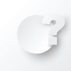 question mark text bubble