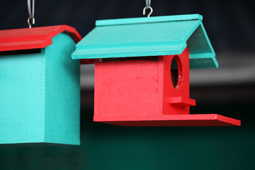 colorful creative bird house