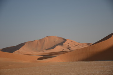 Fototapeta na wymiar Sand dunes in Oman