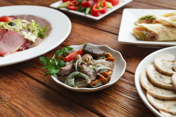 Catering - meat assortment plate