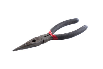 Hand tools on white background