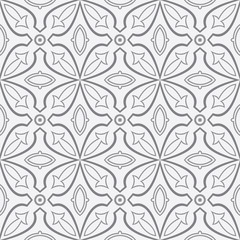 Fototapeta premium Vector seamless pattern background in grey.