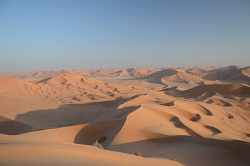 Fototapeta na wymiar Sand dune panorama