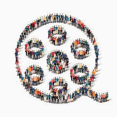 people  retro filmstrip icon