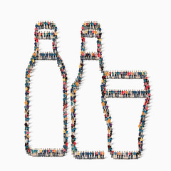 people  bottle  wine alcohol