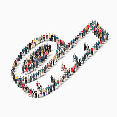 people construction tape