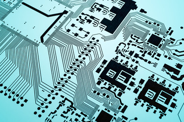 Electronic circuit board printed design project