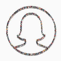 people shape  man icon