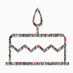 people  cake sweet icon