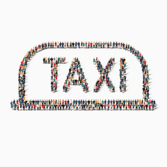 people  plate taxi icon