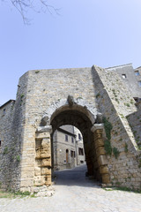 Fototapeta na wymiar Porta (gate) in San Gimignano, Italy
