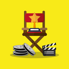 Cinema icon design 