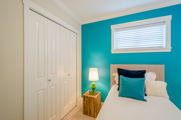 Beautiful and modern home and hotel bedroom interior design.