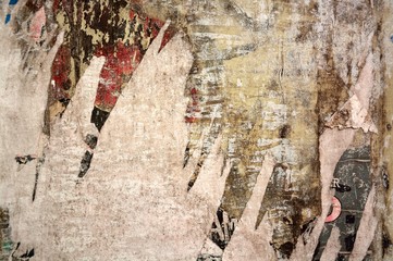 Torn posters