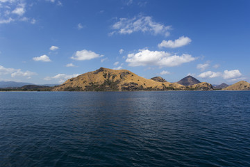 Fototapeta na wymiar landscape of Komodo island, Indonesia
