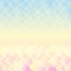Abstract geometric mosaic pastel background, Vector illustration