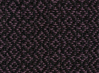 Woolen fabric with pattern in violet and black