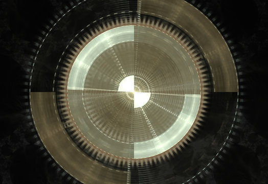 Fractal Pattern Test Pattern / Fraktal Muster Testbild