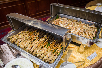 Asian style buffet dining