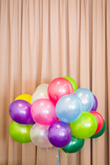 Colourful balloons decoration