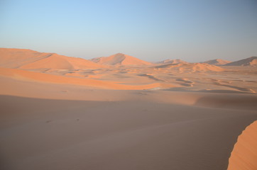 Obraz premium panoramic view of sand dunes
