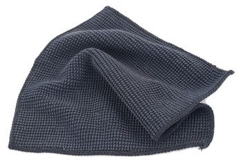 Black microfiber cleaning cloth