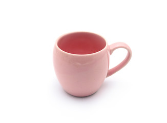 A small glass of tea dust.