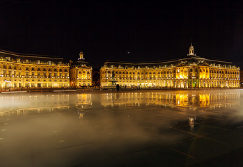 Place de la Bourse at Night, Bordeaux