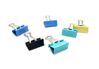 Colorful paper clips