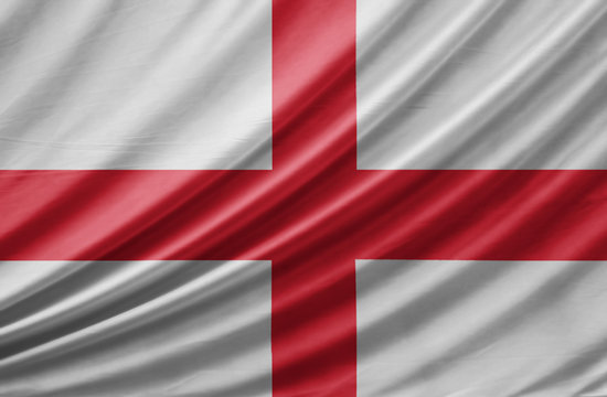 Waving England Flag
