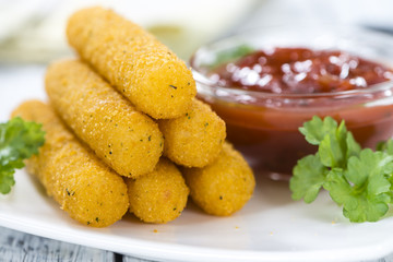 Fried Mozzarella Sticks