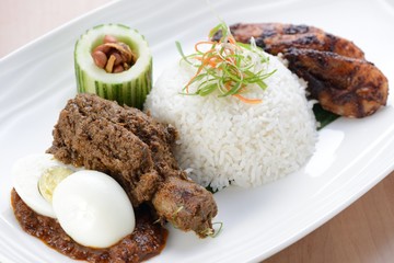 Malaysia food Nasi Lemak