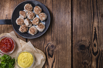 Some fresh made Meatballs