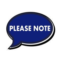 Please note wording on blue Speech bubbles