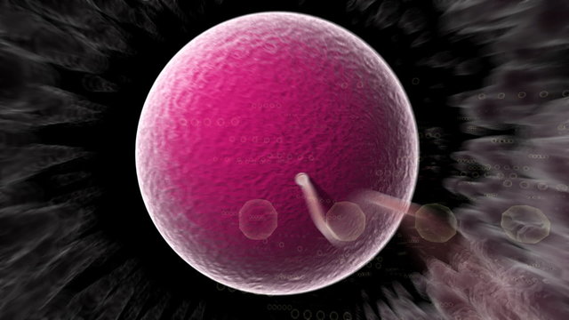 Fast and funny sperm. HD 1080p. Motion blur.