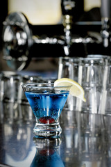 drink on a restaurant bar top