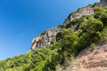 Summer Landscape - View from Montserrat Mountain, Spain