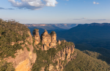 Drie zusterrots, Blue mountain nationaal park, Australië.