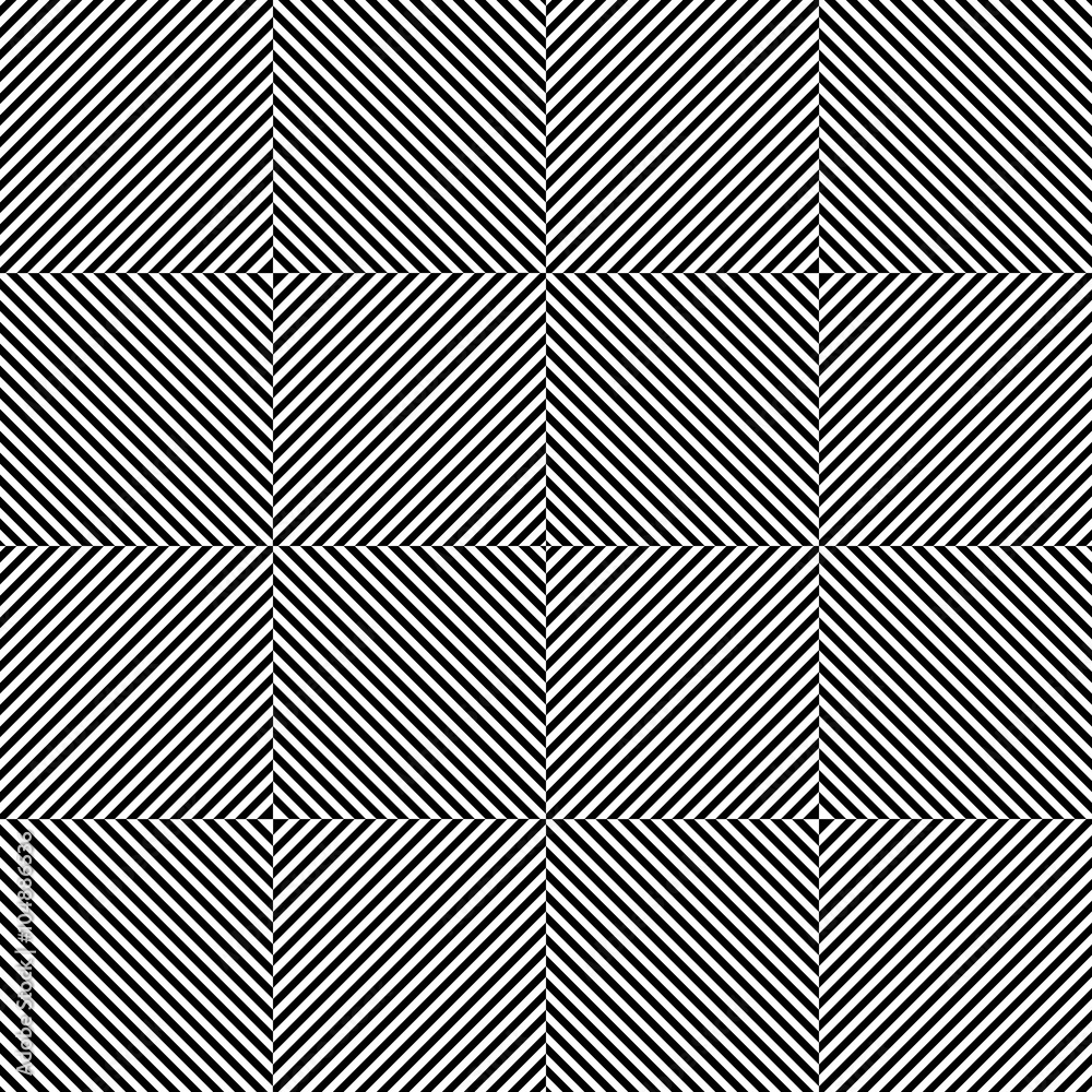 Aufkleber repeatable pattern w/ squares. great contrast, alternating black