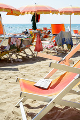 crosswords on the sand deckchair