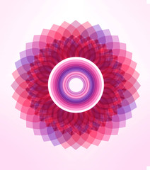 Thai flower modern art traditional