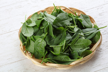 Spinach leaves