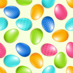 Happy Easter seamless pattern