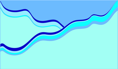 Illustration of Blue Waves