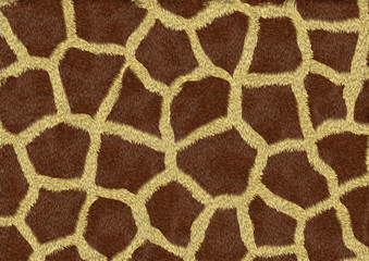 キリンの網目のグラフィック素材