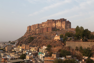 Naklejka premium Jodhpur city in Rajasthan, India