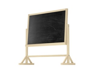 blackboard, chalkboard isolated on white