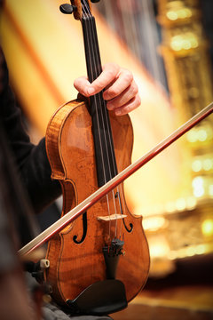 violon instrument &agrave; vent musique classique symphonique corde